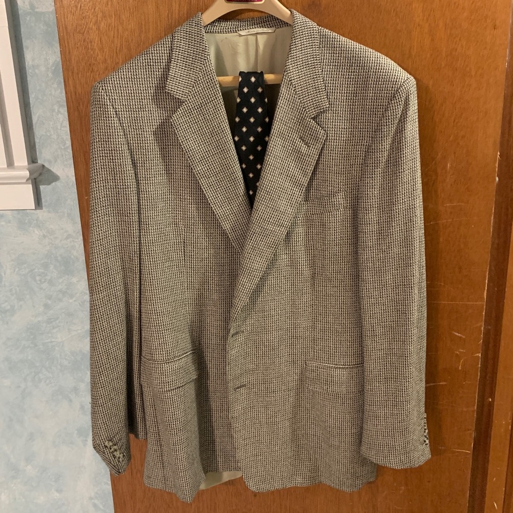 Canali sport coat with matching tie.